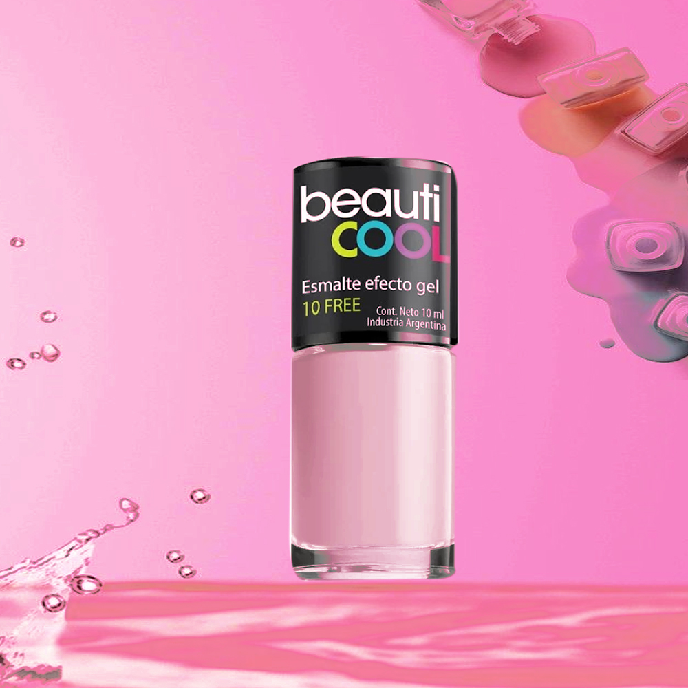 BeautiCool Esmalte Efecto Gel Rosa - 10ml