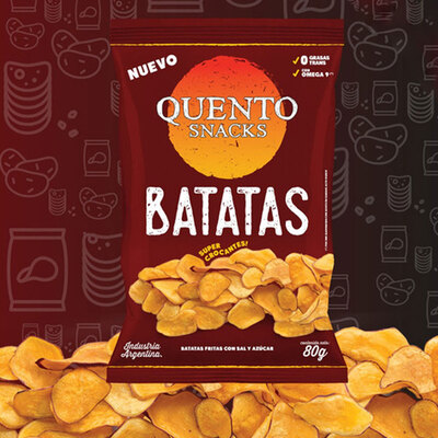 Quento Snacks Batatas - 80gr