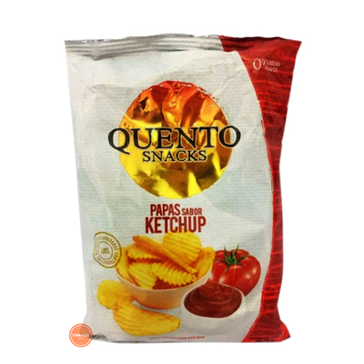 Quento Papas Fritas Sabor Ketchup - 90 gr
