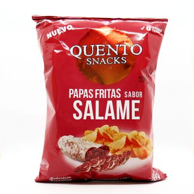 Quento Snacks Papas Fritas Sabor Salame - 90gr