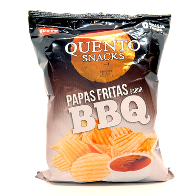 Quento Snacks Papas Fritas Sabor a BBQ - 90gr