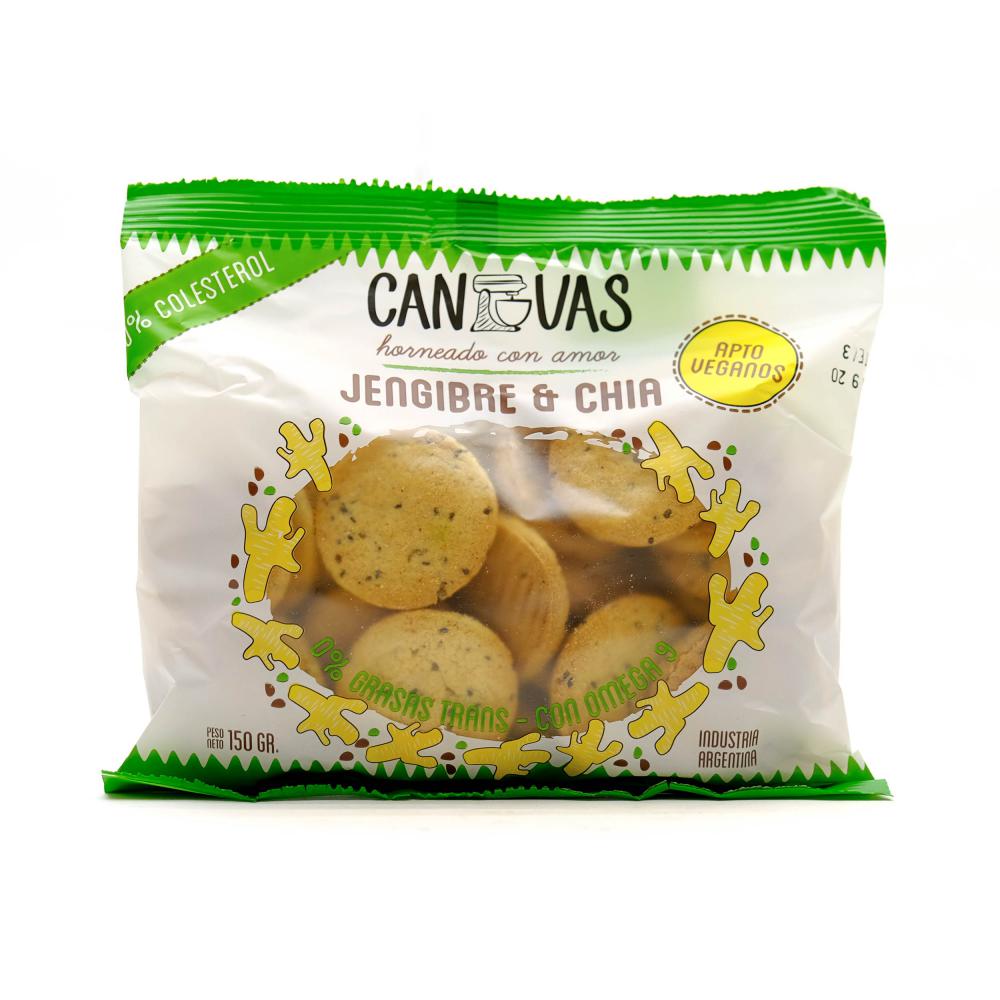 Canvas Galletitas con Jengibre y Chía - 150gr