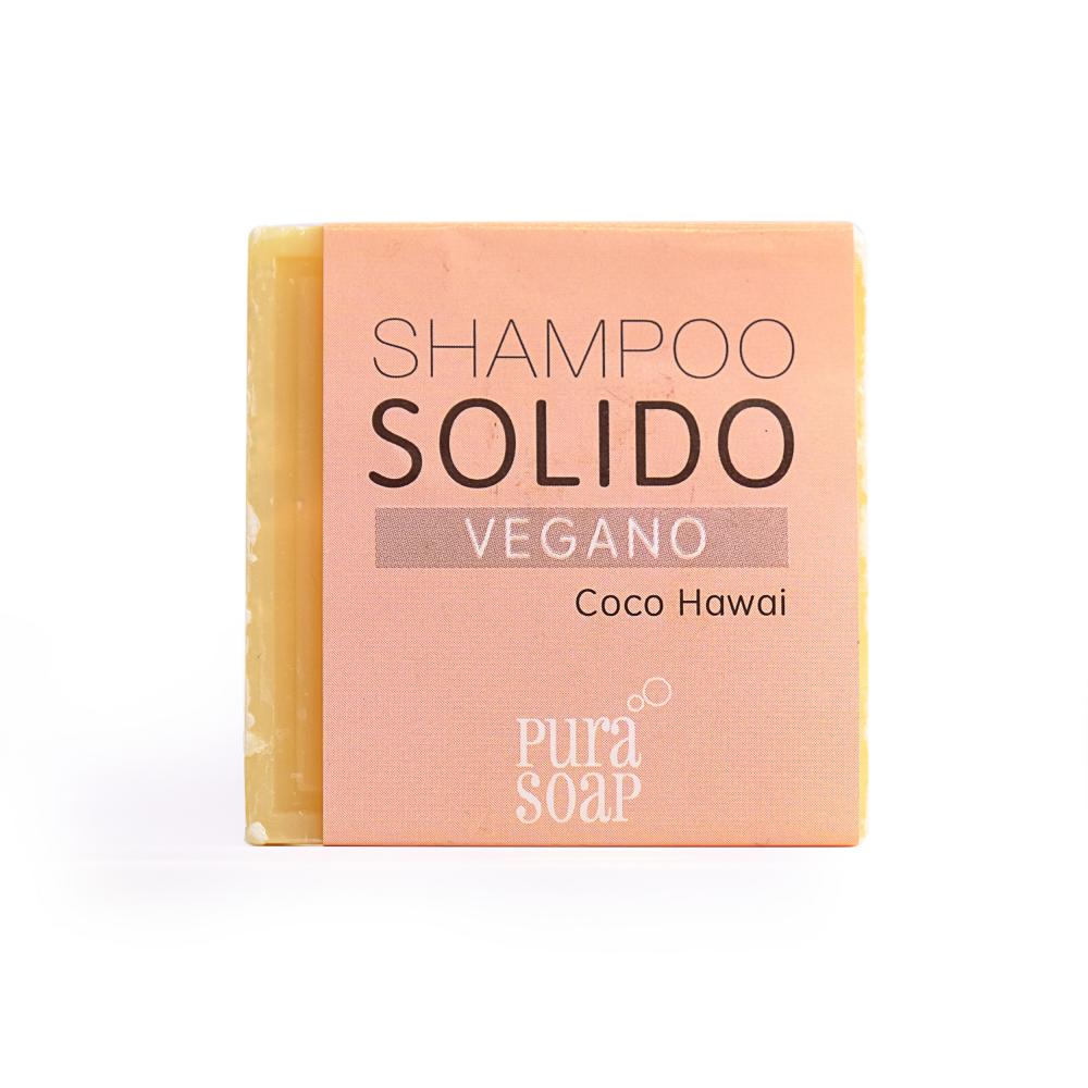 Pura Soap Shampoo Sólido Vegano Coco Hawai -