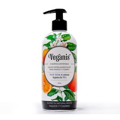 Veganis Crema Manos y Cuerpo Neroli Salvaje - 500 gr