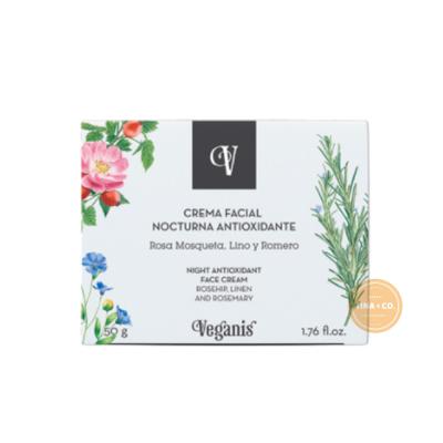 Veganis Crema Facial Nocturna Antioxidante - 50gr