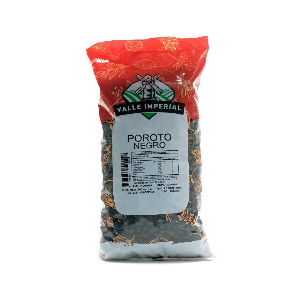 Valle Imperial Poroto Negro - 500gr