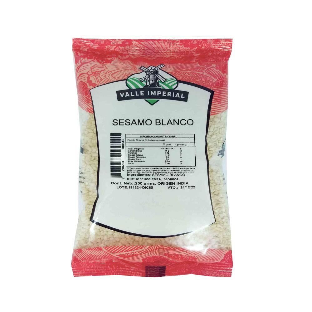 Valle Imperial Sésamo Blanco Crudo - 250gr