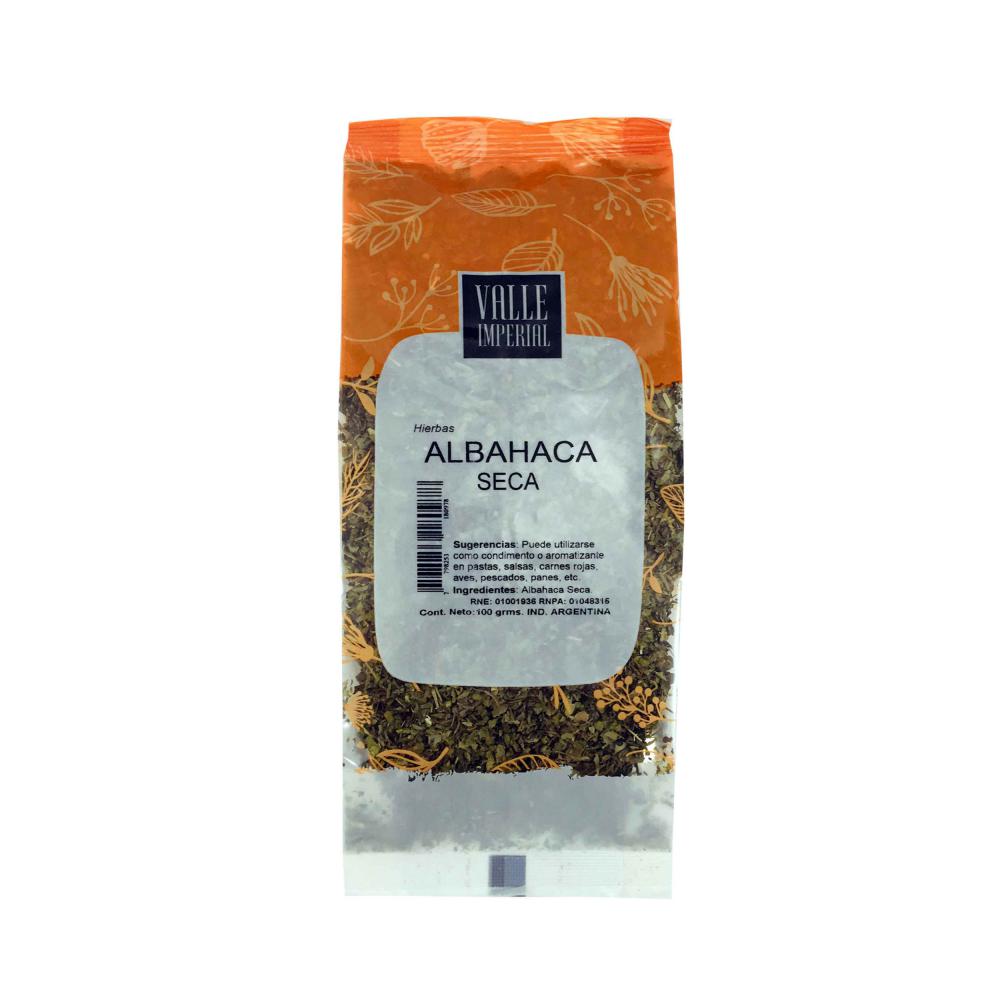 Valle Imperial Albahaca Seca - 100gr