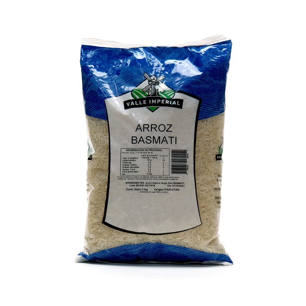 Valle Imperial Arroz Basmati - 1kg