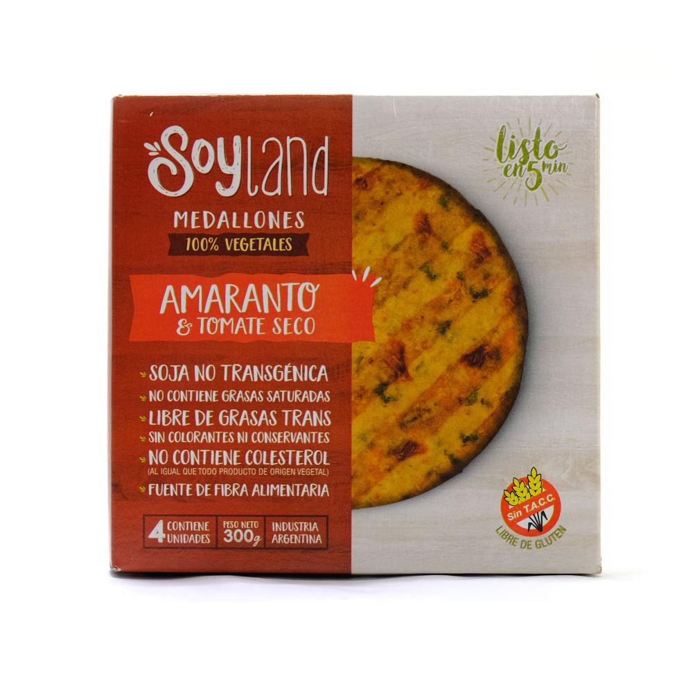 Soyland Medallones de Amaranto&Tomate Seco - 4u