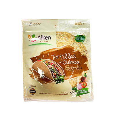 Aiken Food Tortillas de Quinoa Integral - 10u