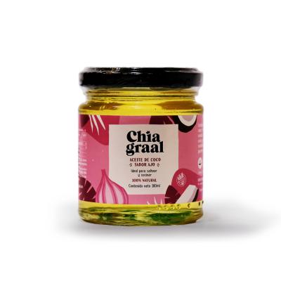 Chiagral Aceite de Coco Saborizado con Ajo - 180ml