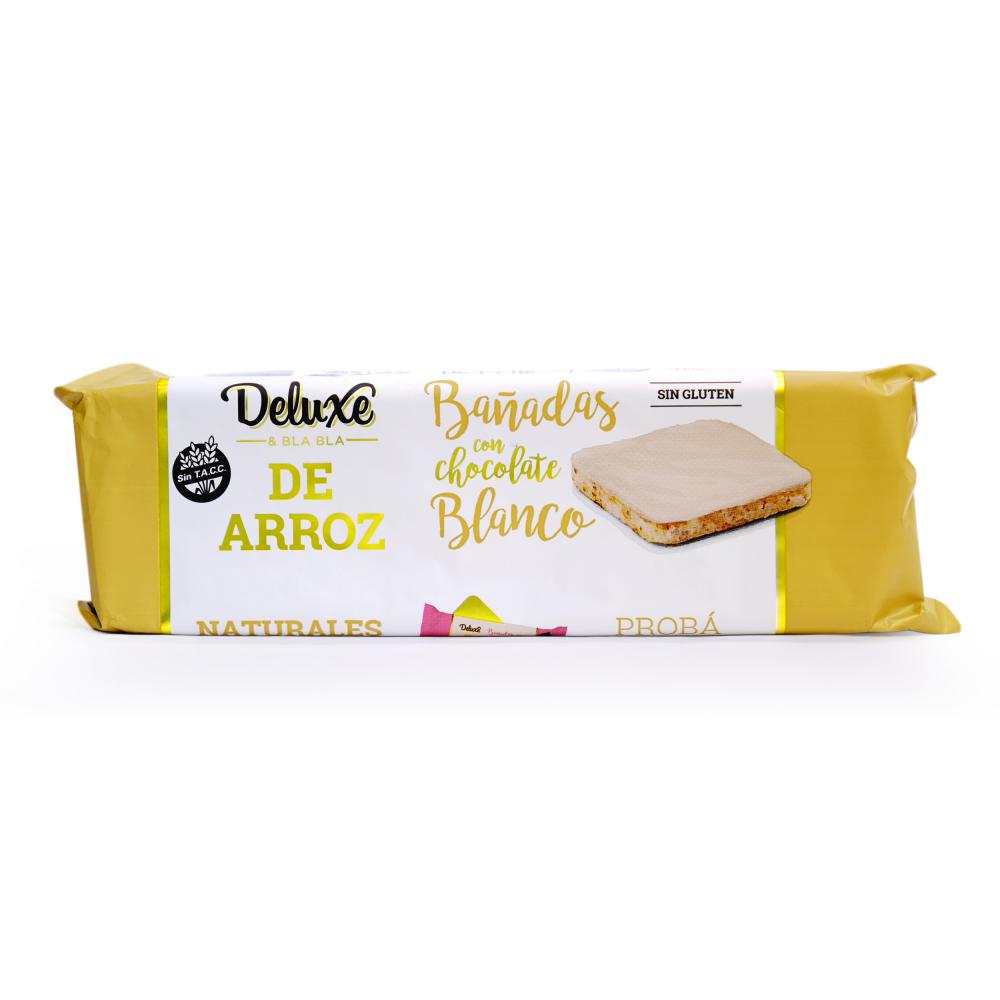 Deluxe Galletas de Arroz Bañadas Chocolate Blanco - 115gr