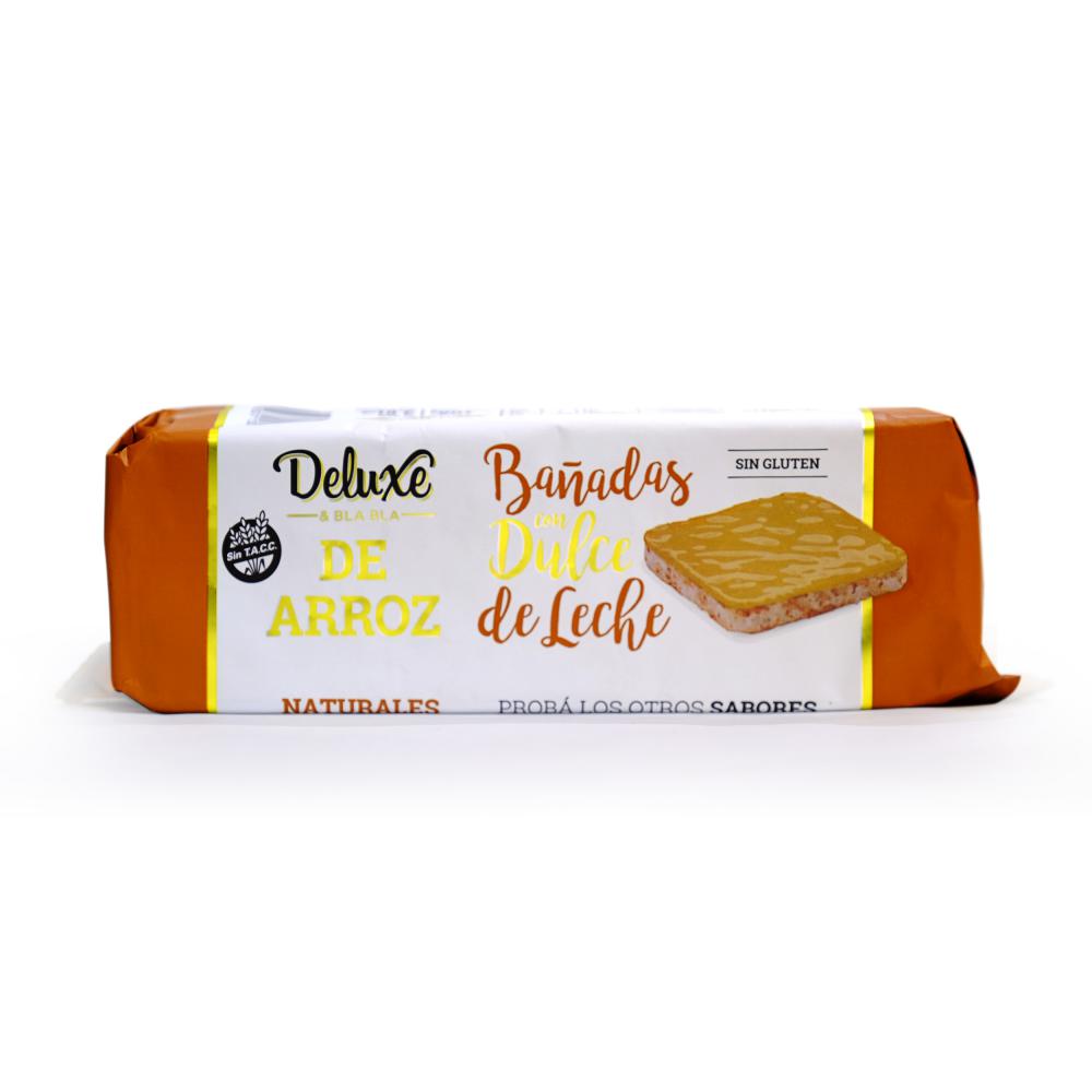 Deluxe Galleta de Arroz Bañadas cubierta dulce de Leche - 108gr