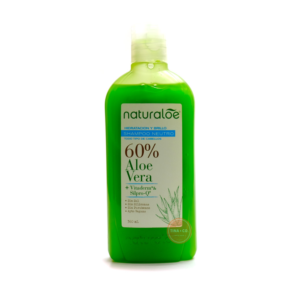 Naturaloe Shampoo Hidratacion y Brillo - 360ml