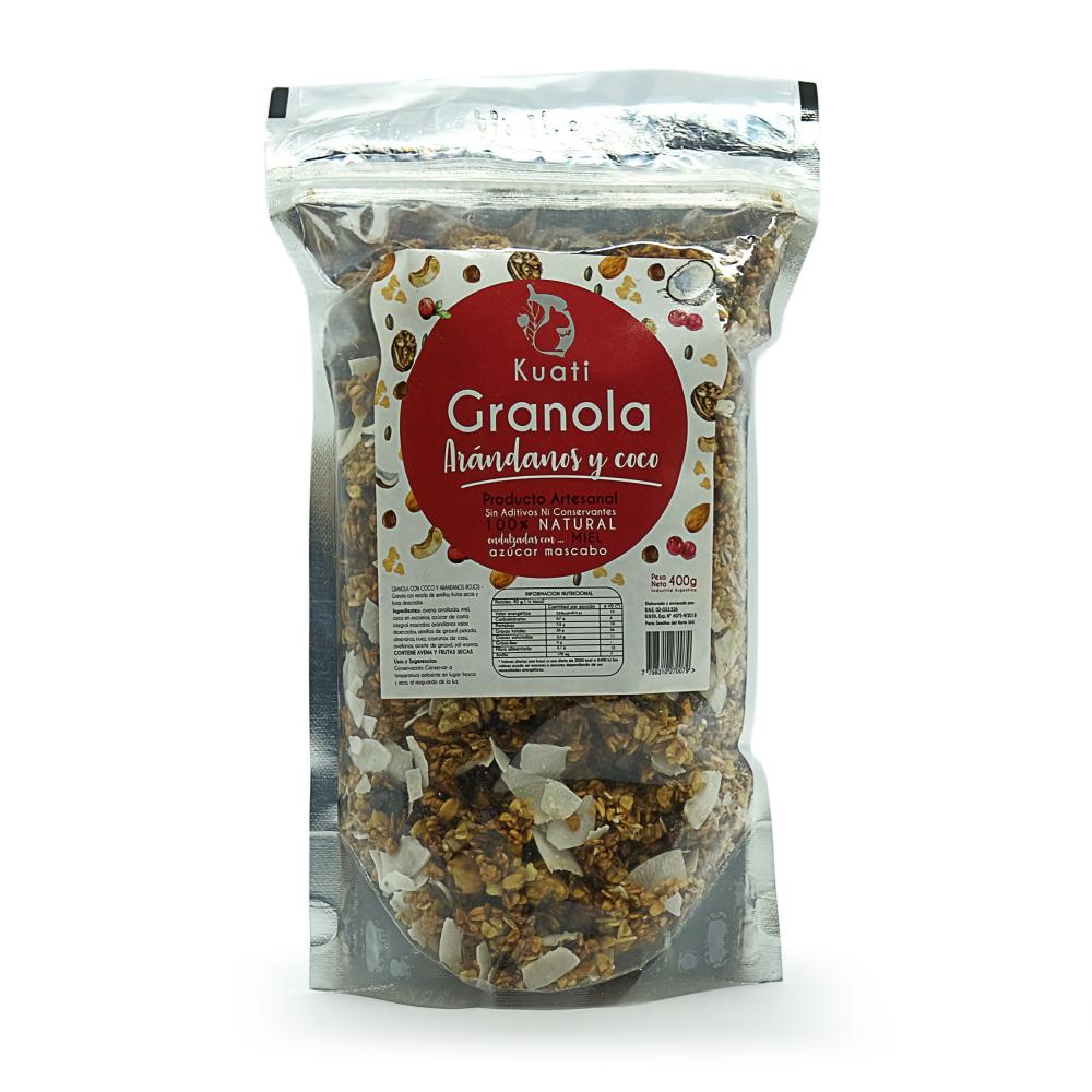 Kuati Granola Arándanos y Coco - 400gr