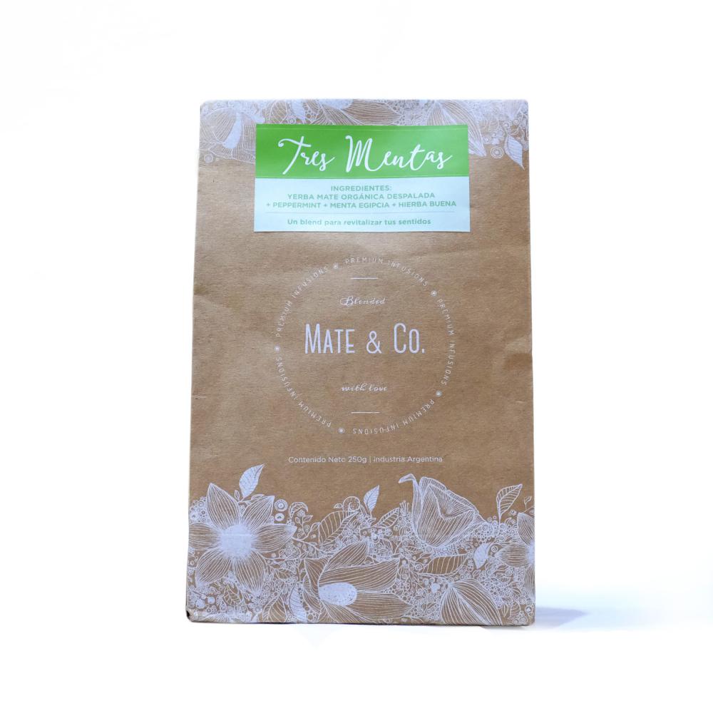 Mate & Co Yerba Mate Tres Mentas - 250gr