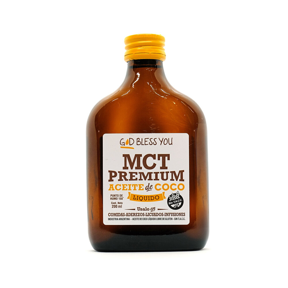 God Bless You Mct Premium Aceite de Coco Liquido - 200ml