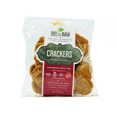 Deli & Raw Crackers Mediterraneas - 90gr