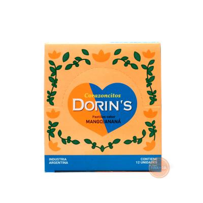 Dorins Pastillas Sabor Mango&Ananá - 12u