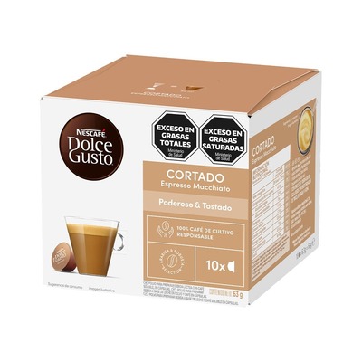 Cápsulas Dolce Gusto Cortado x 10 Cápsulas