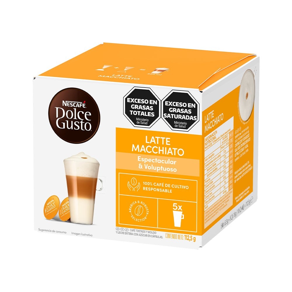 Cápsulas Dolce Gusto Latte Macchiato x 10 Cápsulas