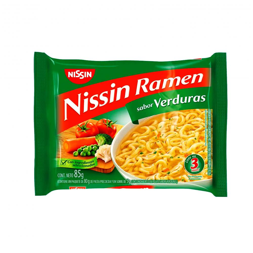 Nissin Ramen sabor a Verduras - 85gr