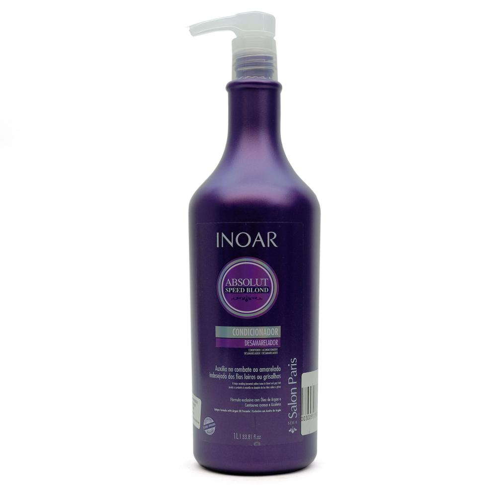 Inoar Acondicionador Absolut Speed Blond Para Cabellos Rubios y Canosos - 1