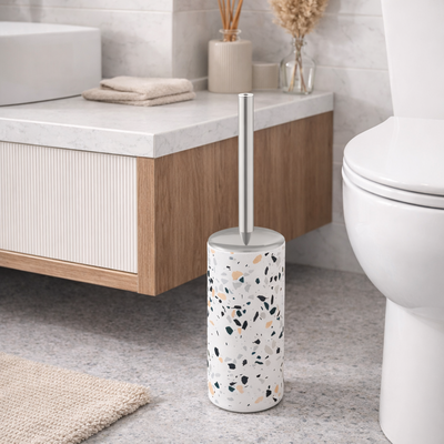 Cepillo Limpia Inodoro Línea Piedras Terrazo 