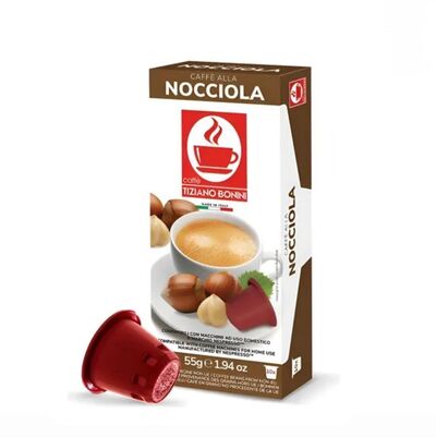 Tiziano Bonini Nocciola x10 Cápsulas