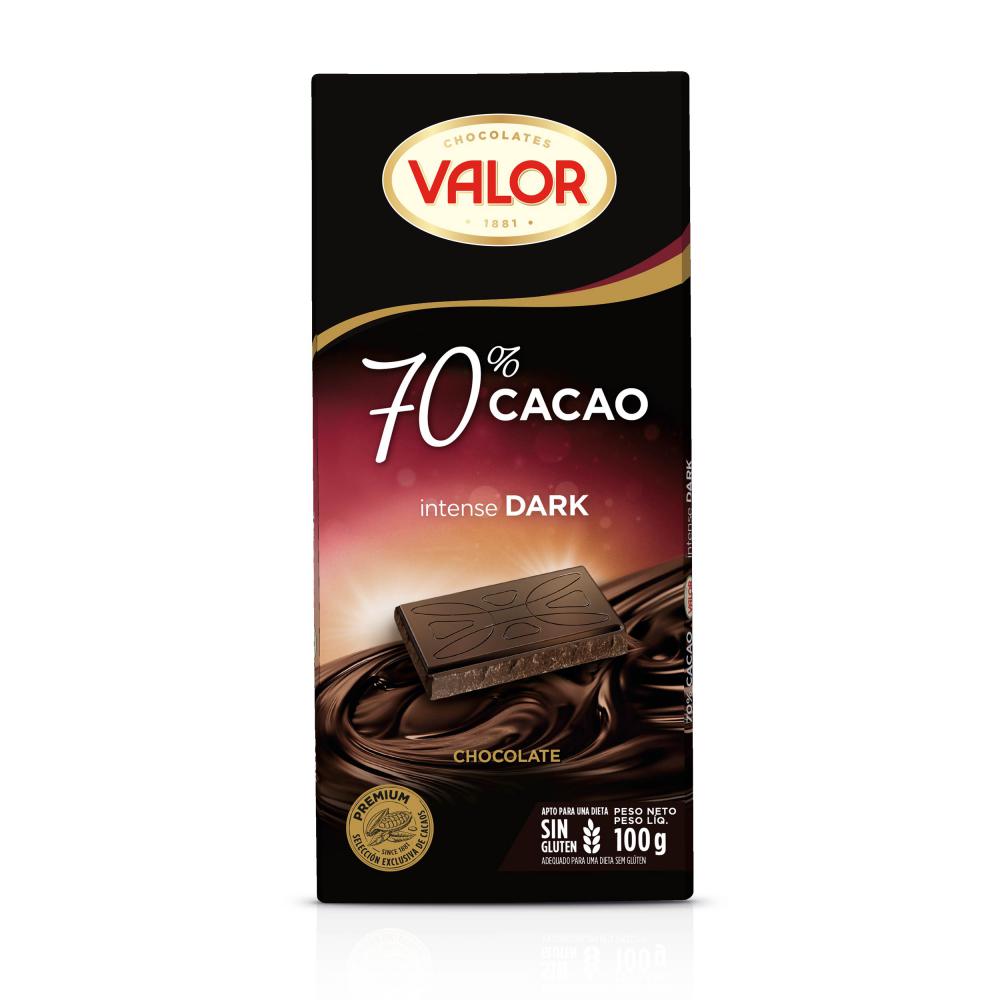 Valor 70%  Cacao Intenso -100gr