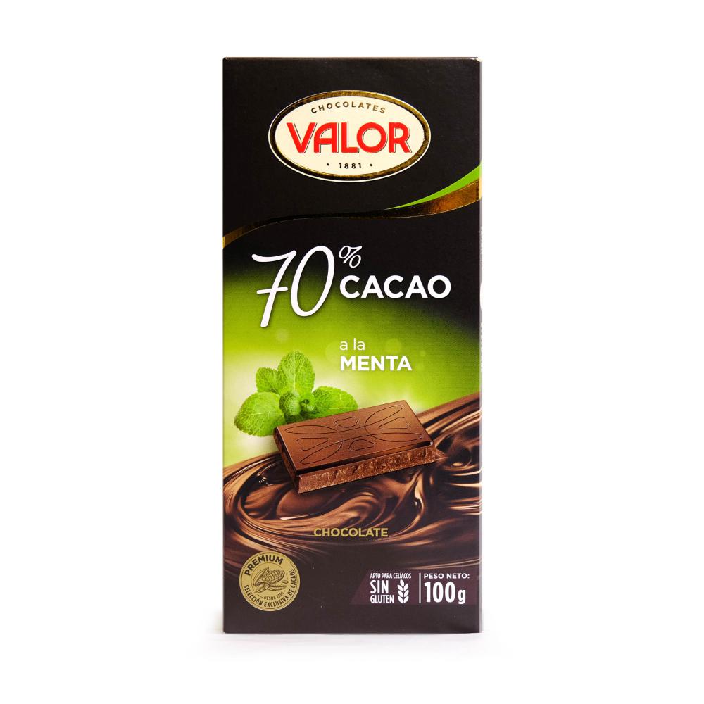 Valor 70% Cacao a la Menta -100gr