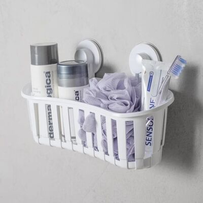 Canasta de Baño con Ventosa Bathlux