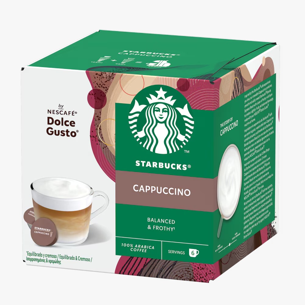 Cápsulas Starbucks By Dolce Gusto Cappuccino x 12 Cápsulas
