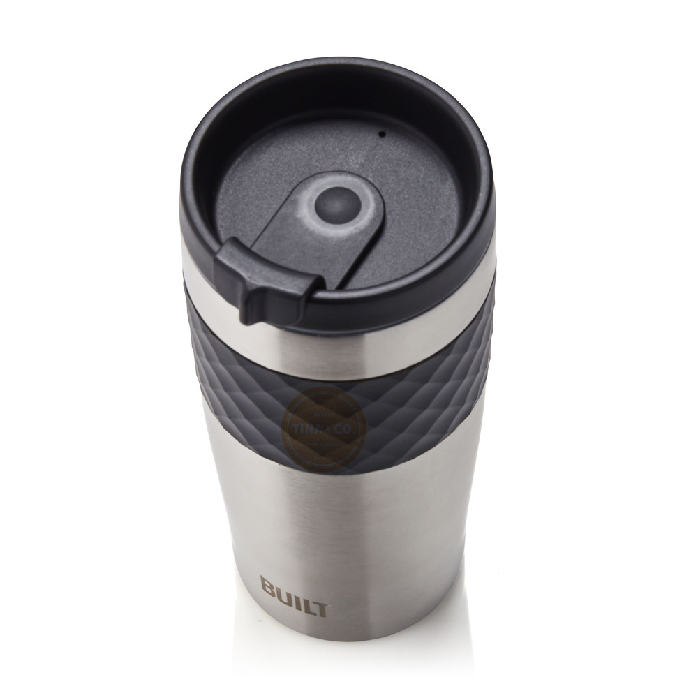 Built Morgan Tumbler 591ml Plata/Negro