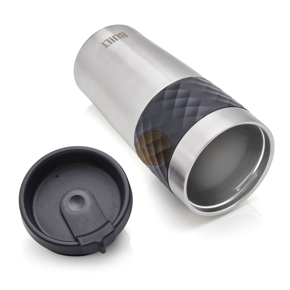 Built Morgan Tumbler 591ml Plata/Negro