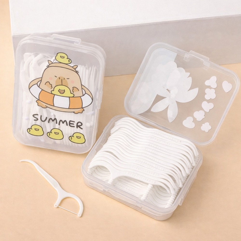 Caja x 50 Hilo Dental Capybara Flota