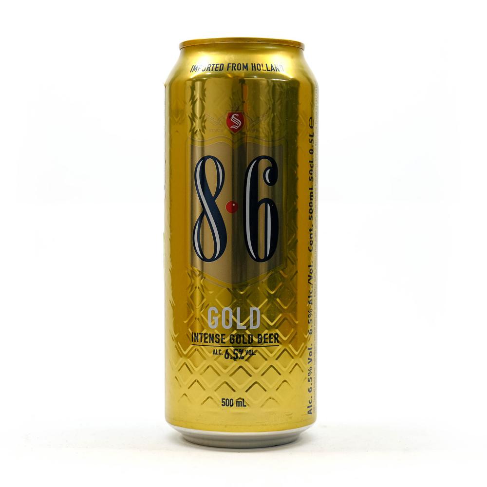 8.6 Cerveza Gold - 500ml