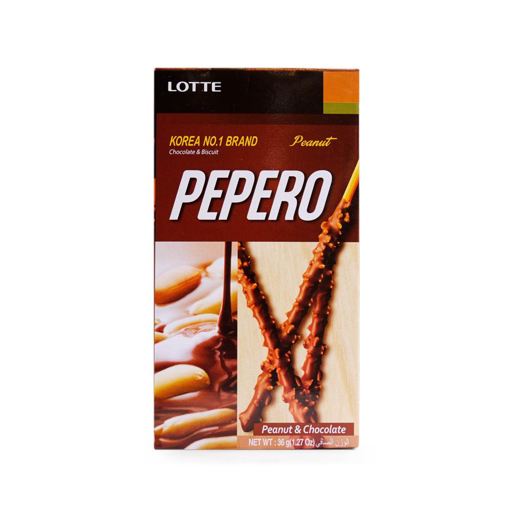 Lotte Pepero Peanut & Chocolate - 36 gr