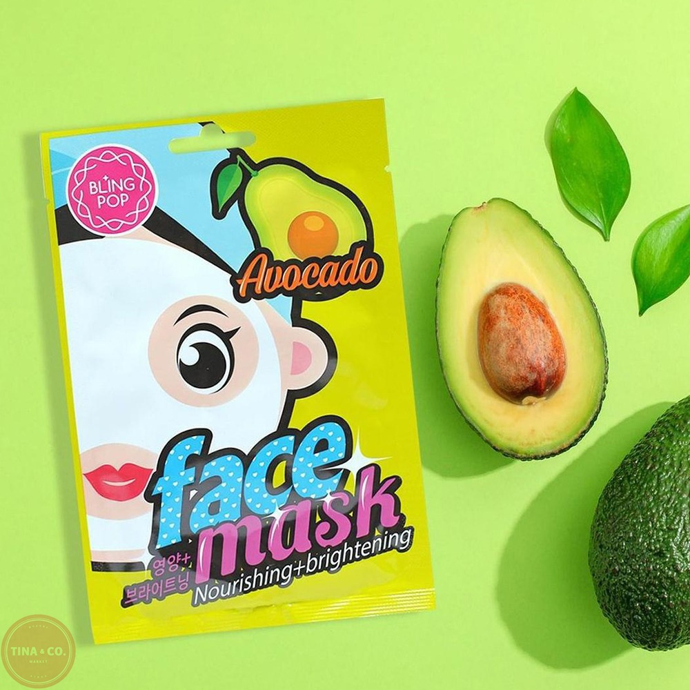 Bling Pop Face Mask Avocado - 20ml