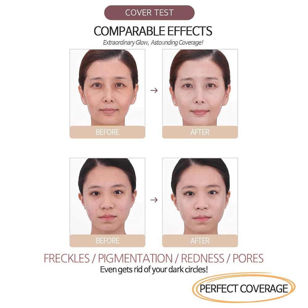 Ion Calcium Foundation Double Cushion Glow SPF50+/PA++++ N23