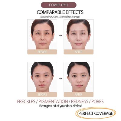 Ion Calcium Foundation Double Cushion Glow SPF50+/PA++++ N23