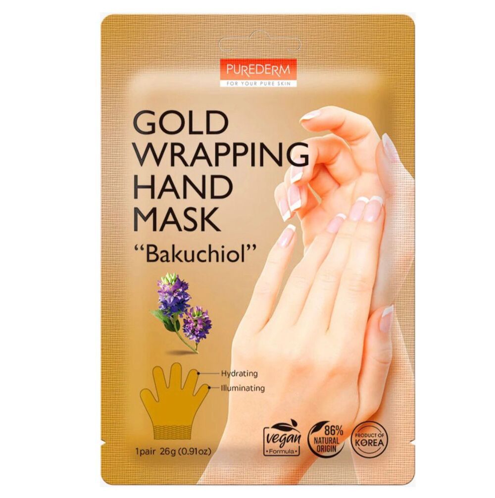 Gold Wrapping Hand Mask Bakuchiol