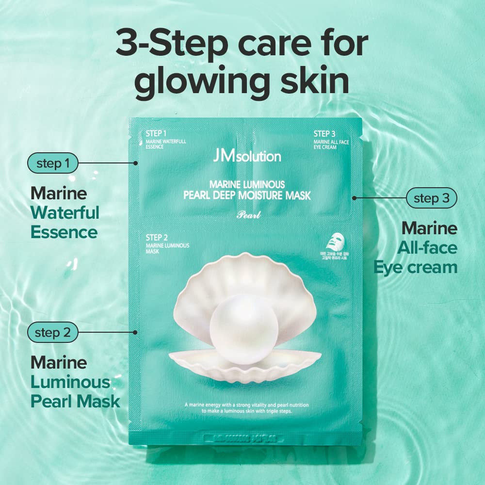 Marine Luminous Pearl Deep Moisture Mask 3 Steps