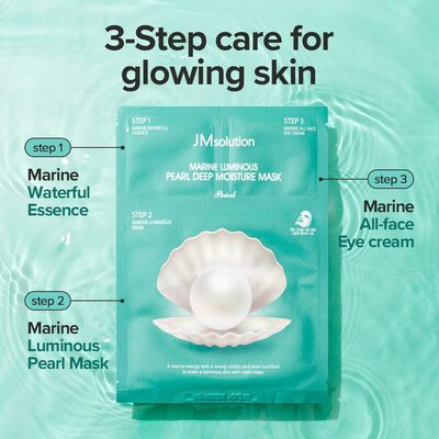 Marine Luminous Pearl Deep Moisture Mask 3 Steps