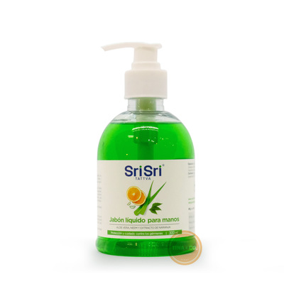 Sri Sri  Tattva Jabon Liquido para Manos Aloe, Neem, y Extracto de Naranja