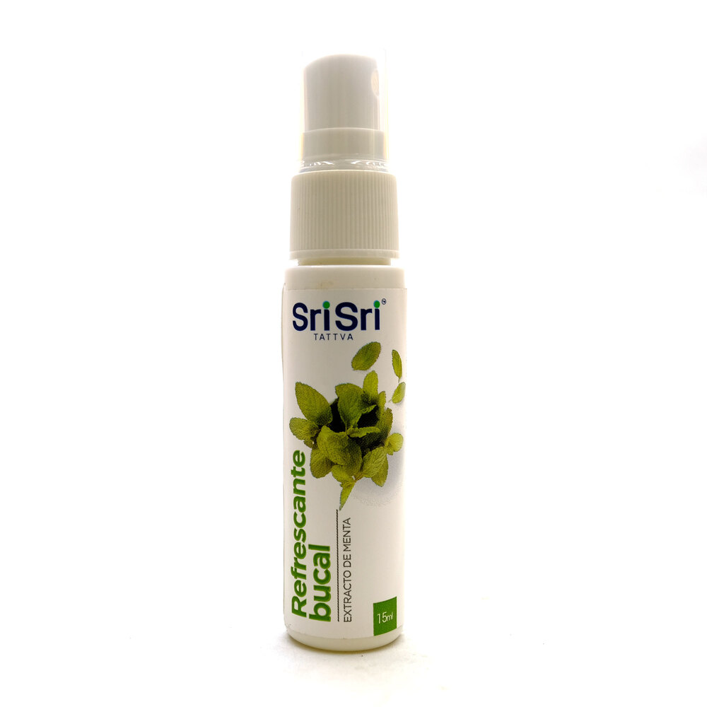 Sri Sri Tattva Refrescante Bucal con Extracto de Menta - 15ml