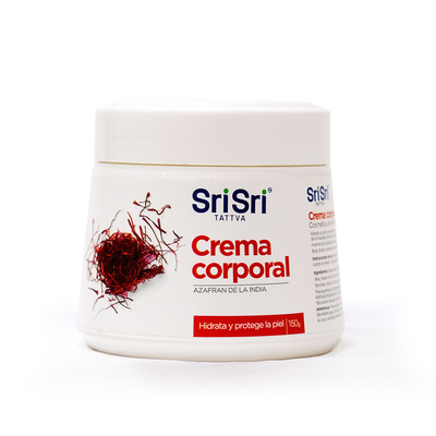 Sri Sri Tattva Crema Corporal con Azafrán de la India - 150 gr