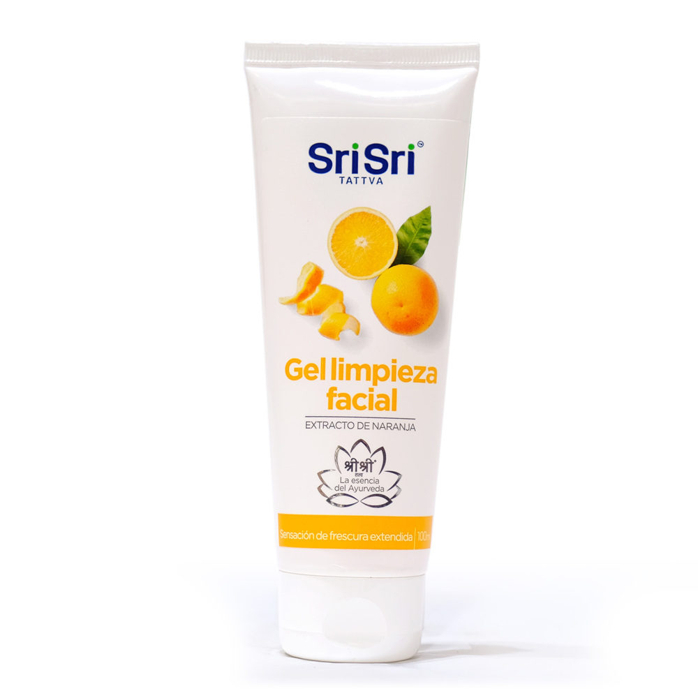 Sri Sri Tattva Gel de Limpieza Fácial  con Extracto de Naranja - 100ml