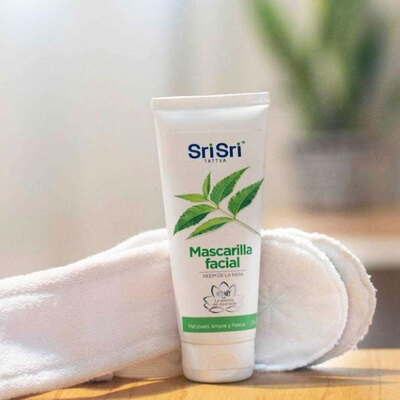 Sri Sri Tattva Mascarilla Facial de Neem de la India - 100gr